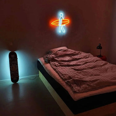Customization Art Wall Mounted Led Flex Neon Decoration LED Neon Electronic Sign Alostoura lighting