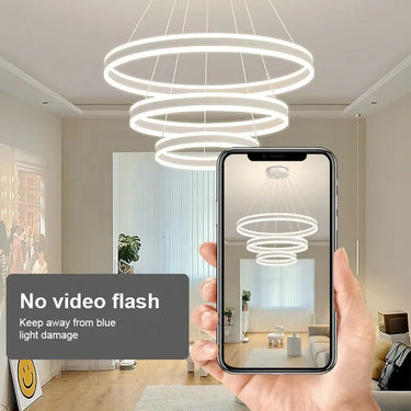 Led Contemporary Home Decoration Pendant Light 60+40+20 Alostoura lighting