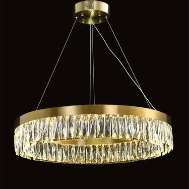 Luxury High Lumen Decorative Ring Led Chandelier Ceiling for Living Room Alostoura lighting