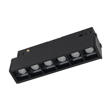Magnetic LED Linear Track Spot Lighting System Magnetic Magnet Rail LED Lamp Magnetic Track Light 48V Alostoura lighting
