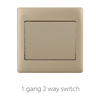 Switch And Sockets V1 Golden Base Series Alostoura lighting