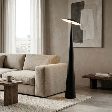 Obsidian Cone Designer Floor Lamp adjustable LED