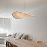 Silk curved diffuser LED pendant light