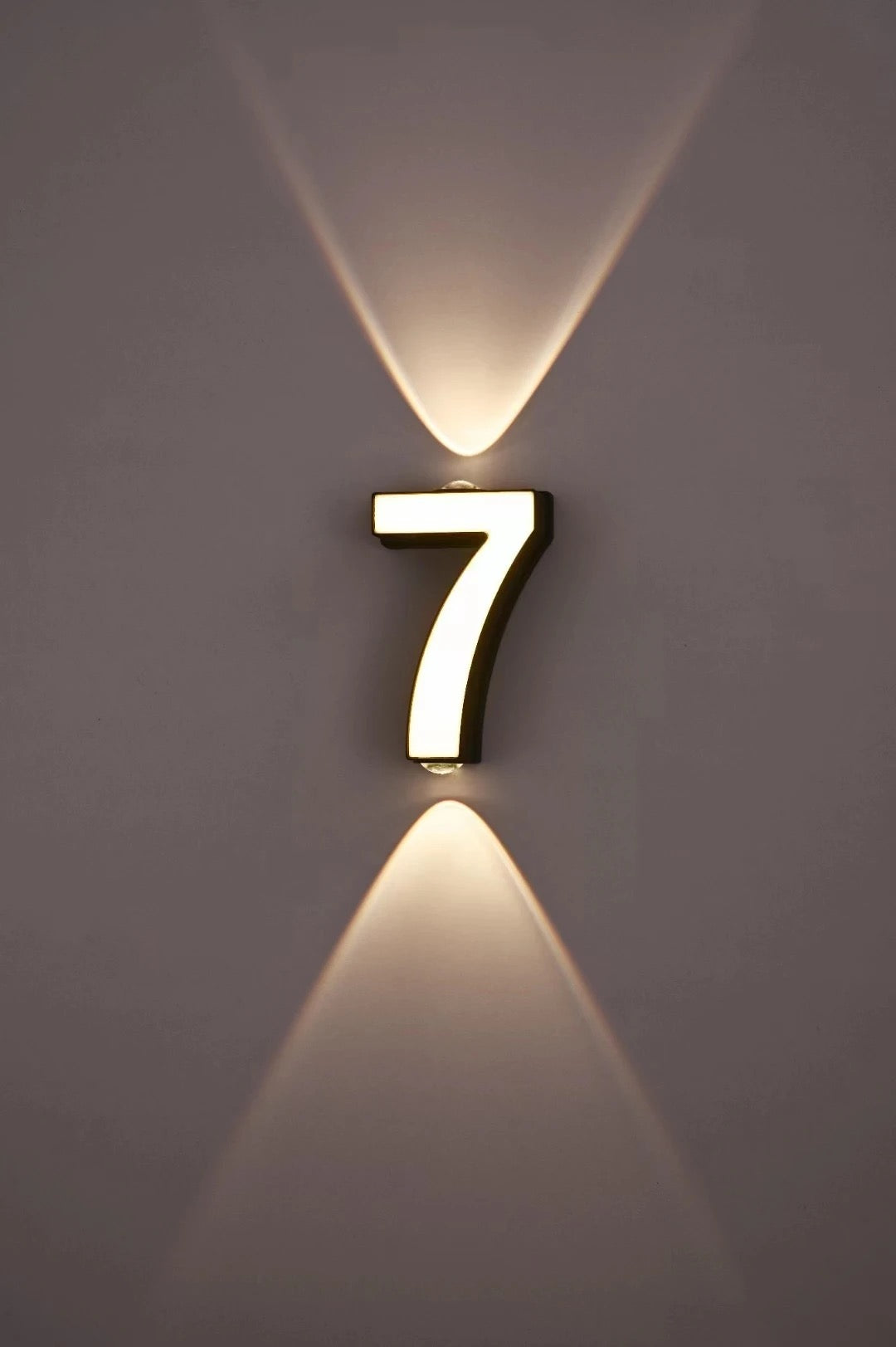 LED WALL LIGHT ADDRESS  HOUSE NUMBER