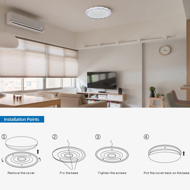 Wavy Edge LED Ceiling Light