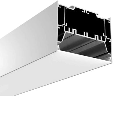 2 Meter 30mm Recessed Aluminium LED profile with flange. (LED Excluded) Alostoura lighting