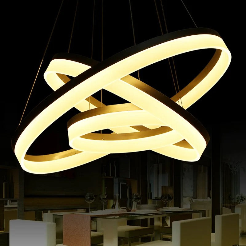 Modern LED chandelier 60cm 40cm 20cm