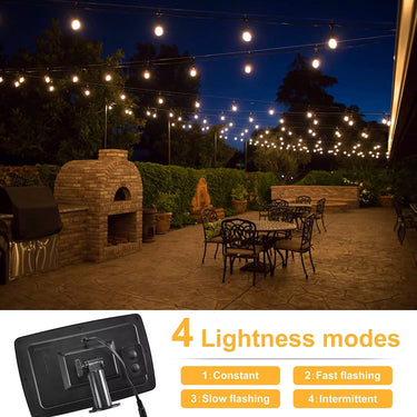 The Estate Collection Ultra-Luxury Solar Filament String Lights