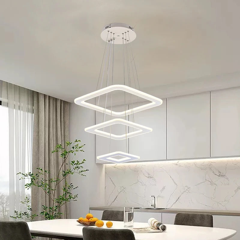 Modren Chandelier Celling Pendant Light LED 3 color