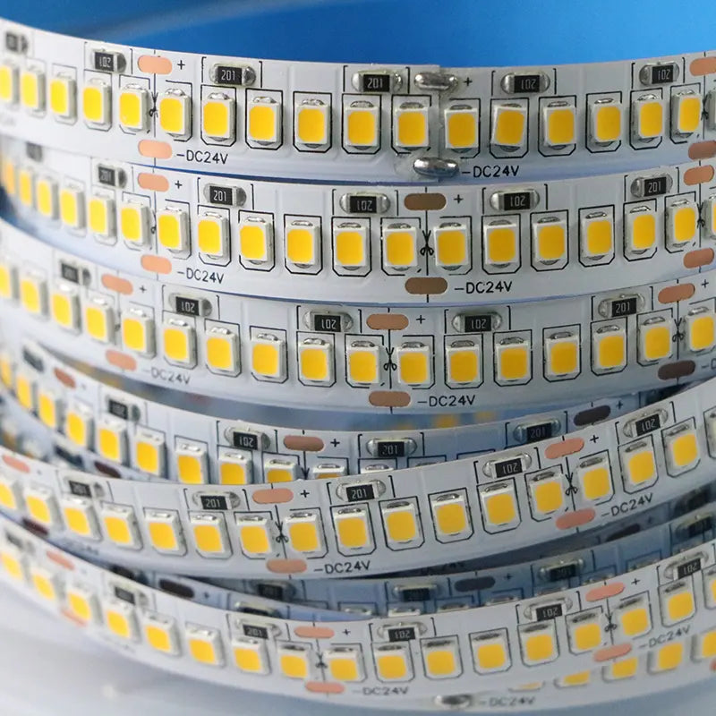 5Mtr 2835 Premium 240LED Non Waterproof | 12VDC | IP 20 | PCB Width 5MM Strip Light Alostoura lighting