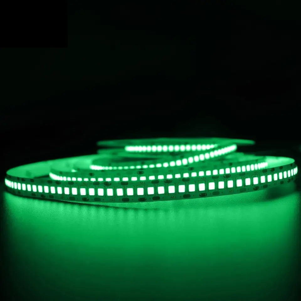 5Mtr 2835 Premium RED, BLUE,GREEN NON Waterproof Strip Light | 12VDC | IP 20 | PCB Width : 10MM Alostoura lighting