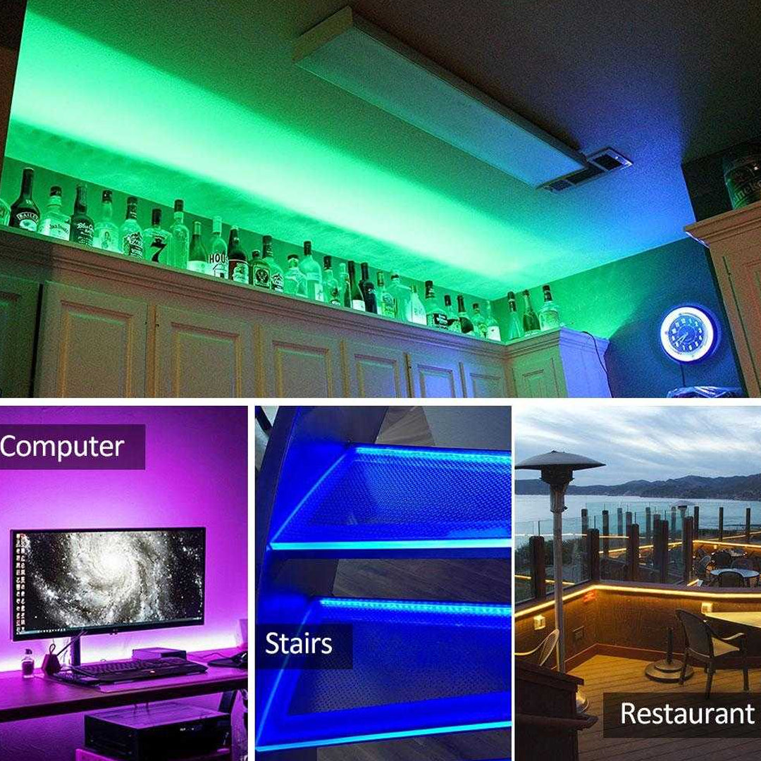 5Mtr 2835 Premium RED, BLUE,GREEN NON Waterproof Strip Light | 12VDC | IP 20 | PCB Width : 10MM Alostoura lighting