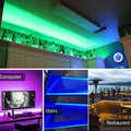 5Mtr 2835 Premium RED, BLUE,GREEN NON Waterproof Strip Light | 12VDC | IP 20 | PCB Width : 10MM Alostoura lighting