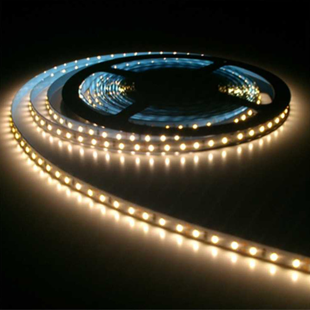 5Mtr Bright Premium 12V Non Waterproof Light 3528 60 | IP 20 | PCB Width 8MM LED Strip Lights Alostoura lighting