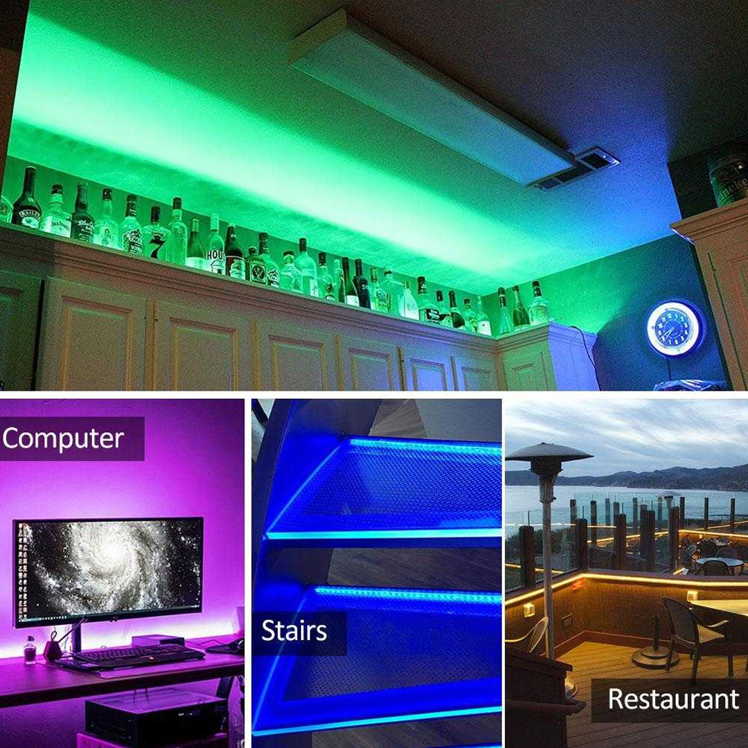 5Mtr Waterproof LED 5050 RGB Strip light | 12VDC | IP 65 | 10MM PCB Width Alostoura lighting