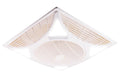 60X60  Ceiling Fan With LED Light Remote Control Amounted Alostoura lighting