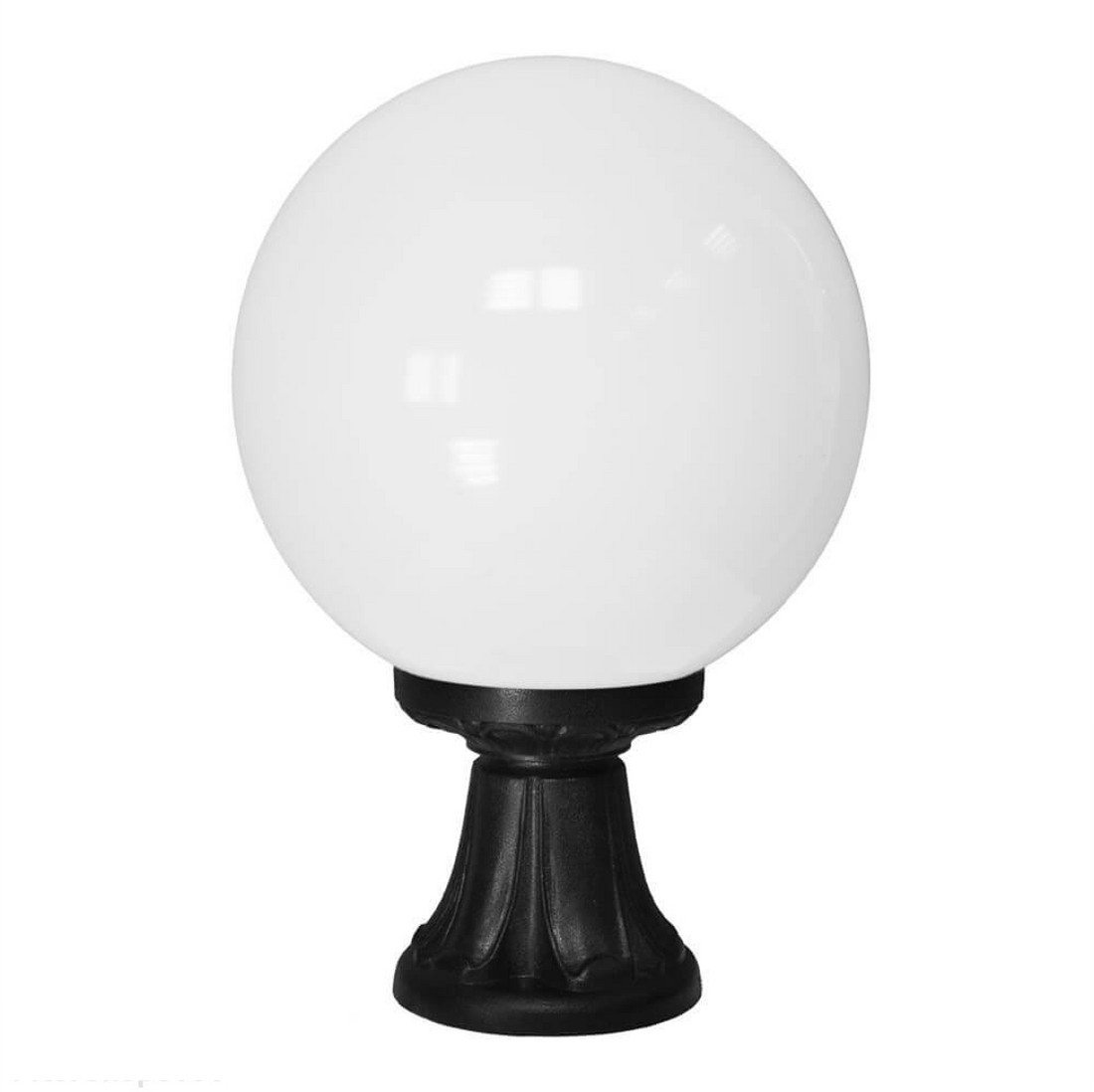 FUMAGALLI Disma Post Top Light with Clear Globe Alostoura lighting