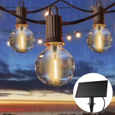 The Estate Collection Ultra-Luxury Solar Filament String Lights