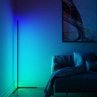 Smart RGB LED Corner Floor Lamp – Colour Changing, App & Remote Control UAE