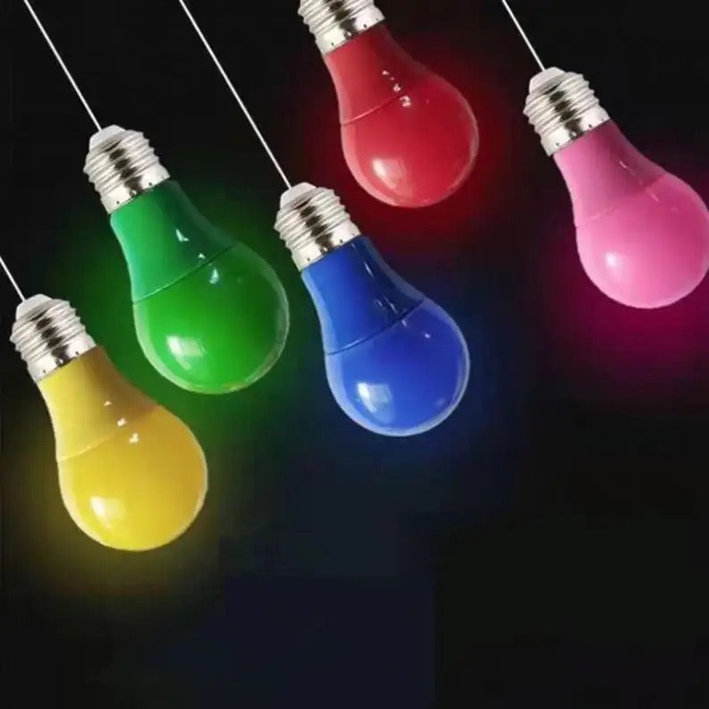 A60 Color Bulb e27 b22 led color lamp blue green 3W 5W 7W IC Linear light bulb christmas Holiday decoration bulb , LED-COLOR Alostoura lighting