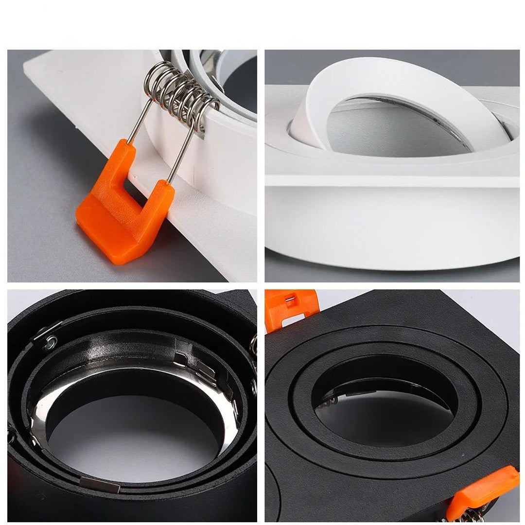 Shallow Led Bulbs Modern Ceiling Indoor Shallow Tramless Deep Recessed Led Spotlight ...