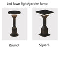 Aluminum Pathway Driveway Floor Lawn Landscape Lighting Stand Post Lawn Bollard Lamp Alostoura lighting