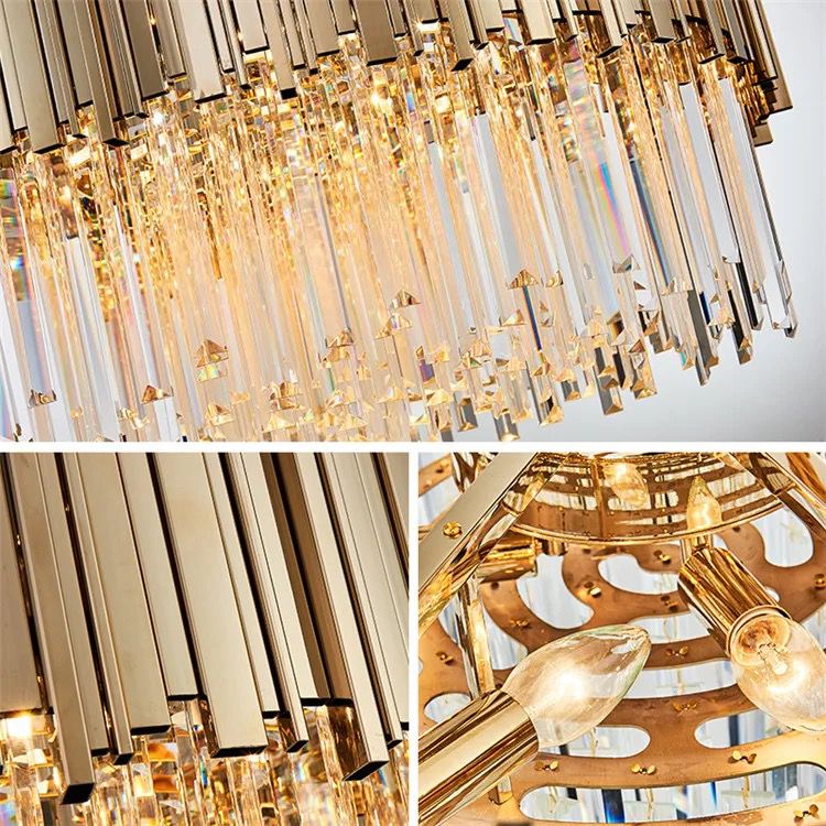 American Villa Hotel Chandeliers Lighting Quality Stair Light Chandelier Glass Pendant Ball Alostoura lighting