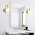American minimalist black and gold bedroom bedside wall lamp creative living room background wall light Alostoura lighting