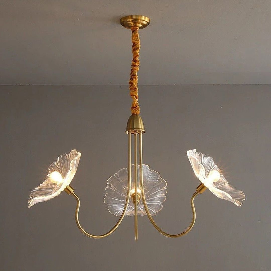 Arabian Hanging Lighting Lobby Drop Lamp Living Room SUNFLOWER Gold LED Light Antique Alostoura lighting