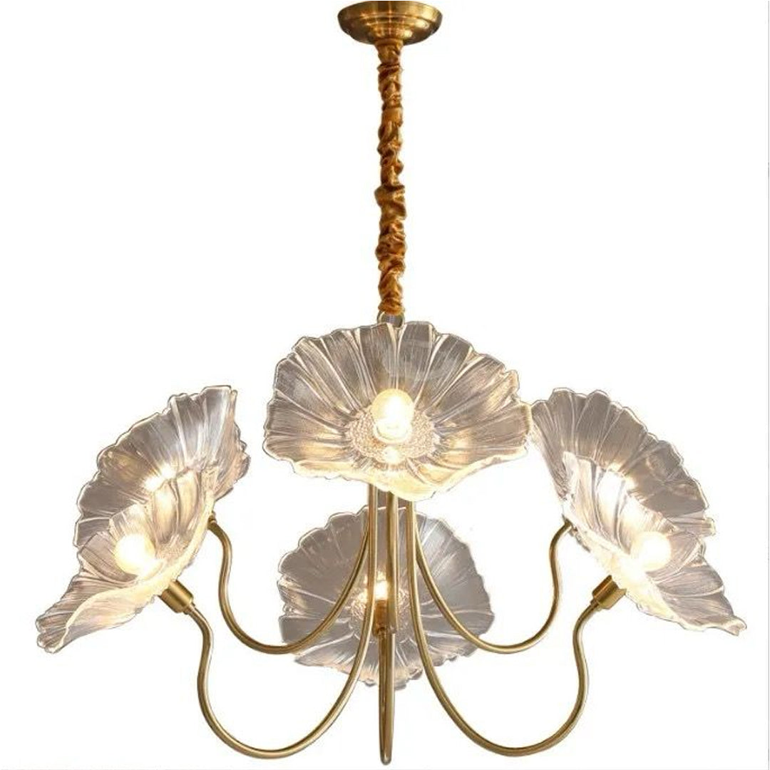 Arabian Hanging Lighting Lobby Drop Lamp Living Room SUNFLOWER Gold LED Light Antique Alostoura lighting