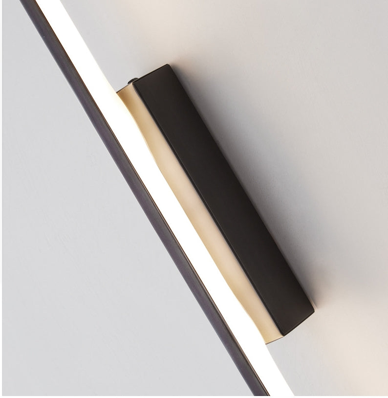 Beautiful Gold and Black Color long pole Wall Light Alostoura lighting