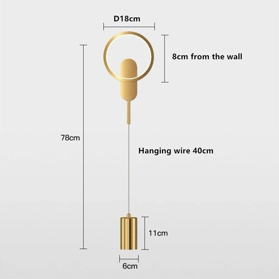 Bedroom Bedside Lamp LED Wall Lamp Modern Minimalist Nordic Wall Lamp Alostoura lighting