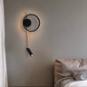 Black Aluminum Modern Creative Design Wall Lamp Led Indoor Decorative Living Room Wall Light For Home Alostoura lighting