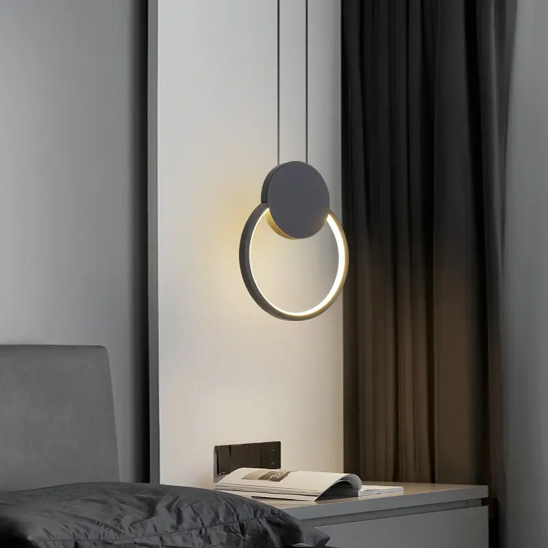 Black Drop Pendant Lamps Warm White Alostoura lighting