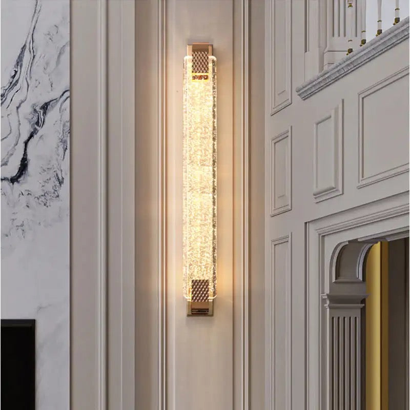 Bubble Crystal Wall Lamps For Living Room Hall Foyer Loft Hotel Indoor Home Modern Luxury Decor Modern Gold LED Sconce Lighting Alostoura lighting