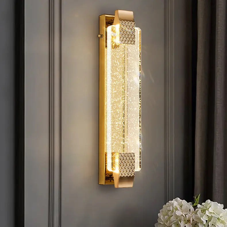 Bubble Crystal Wall Lamps For Living Room Hall Foyer Loft Hotel Indoor Home Modern Luxury Decor Modern Gold LED Sconce Lighting Alostoura lighting