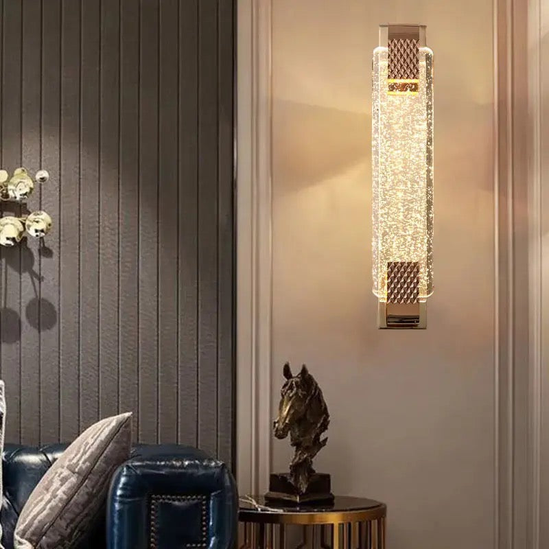 Bubble Crystal Wall Lamps For Living Room Hall Foyer Loft Hotel Indoor Home Modern Luxury Decor Modern Gold LED Sconce Lighting Alostoura lighting