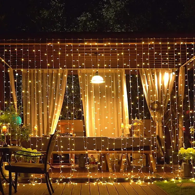 CURTAIN LED STRING LIGHTS Alostoura lighting