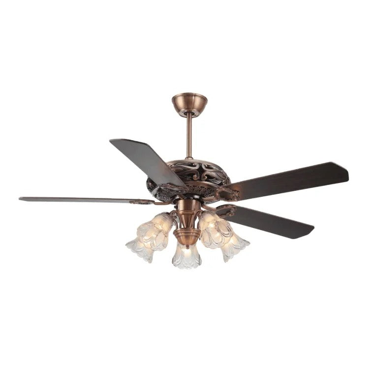 Ceiling fan with light kit with remote control 52 inch ceiling fan with light kit Alostoura lighting