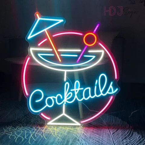 Cocktail Neon Designs Alostoura lighting