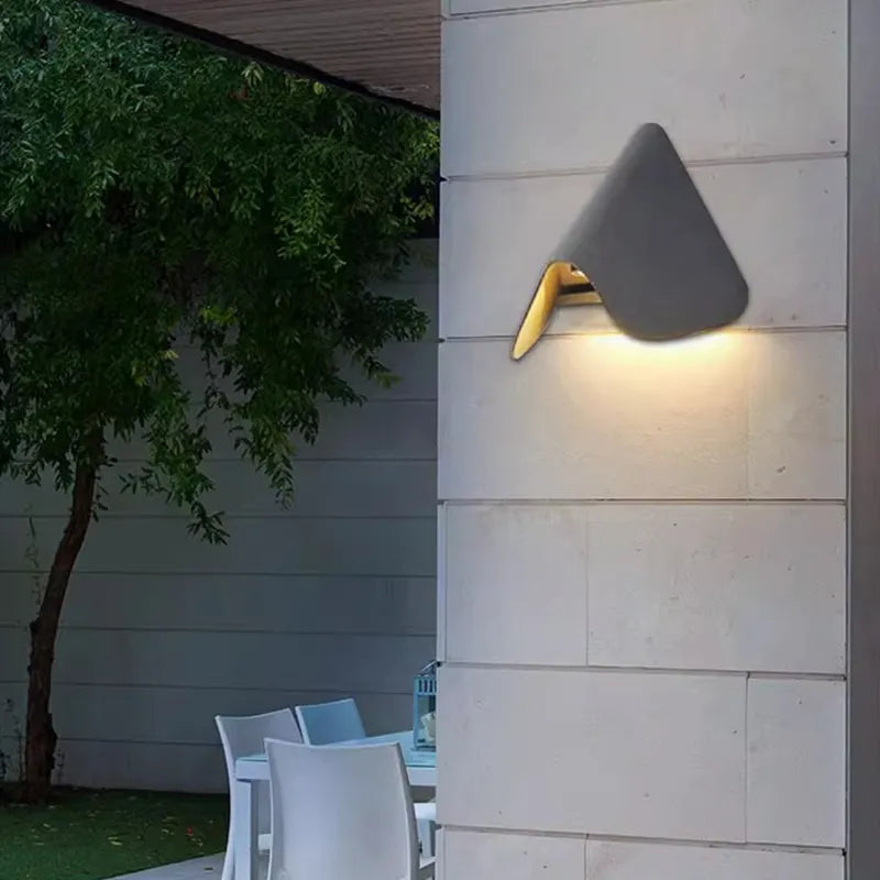 Creative Modern Wall Sconces LED Doorplate Lamp Waterproof Wall Lights Fixture Indoor Outdoor Alostoura lighting