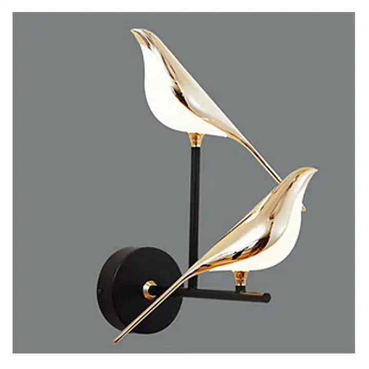 Creative Parlor Background Home Interior Decoration Wall Sconce Lighting Nordic Style Magpie Bird Bedroom Bedside LED Wall Lamp Alostoura lighting