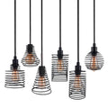 Creative Retro Ceiling Chandelier Lamp Home floor lamps Vintage Iron Pendant Light Fixtures Alostoura lighting