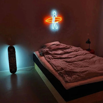 Customization Art Wall Mounted Led Flex Neon  Decoration LED Neon Electronic Sign Alostoura lighting