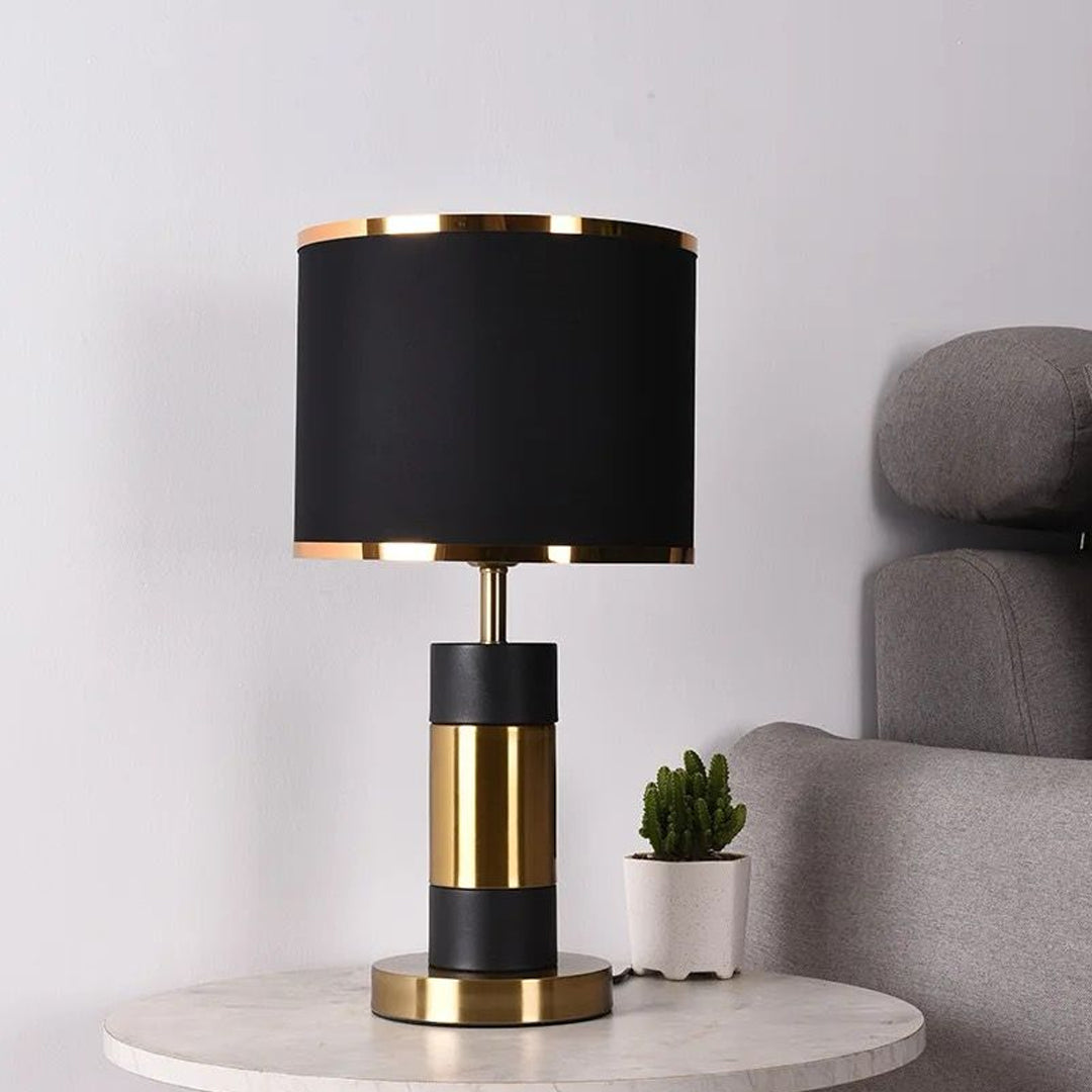 Decor Modern Energy Saving Creative Design Iron Nightstand Lamp Metal Table Lamp For Hotel Home bed room living room Alostoura lighting