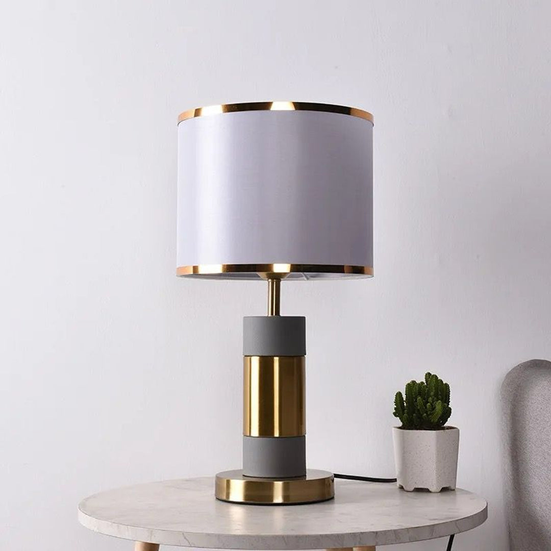 Decor Modern Energy Saving Creative Design Iron Nightstand Lamp Metal Table Lamp For Hotel Home bed room living room Alostoura lighting