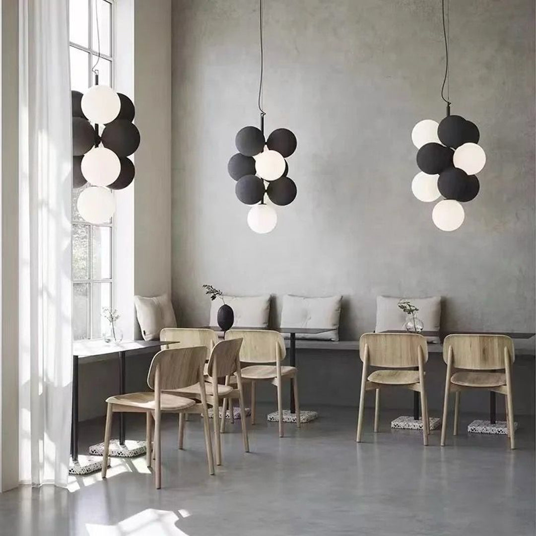 Decorative Nordic Style Led Chandelier Lighting Chandelier Modern Dining Round Ceiling Light Fixture Bedroom MD92988 Alostoura lighting