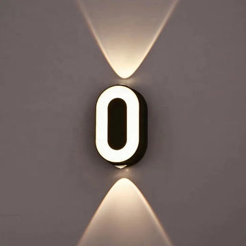 LED WALL LIGHT ADDRESS  HOUSE NUMBER
