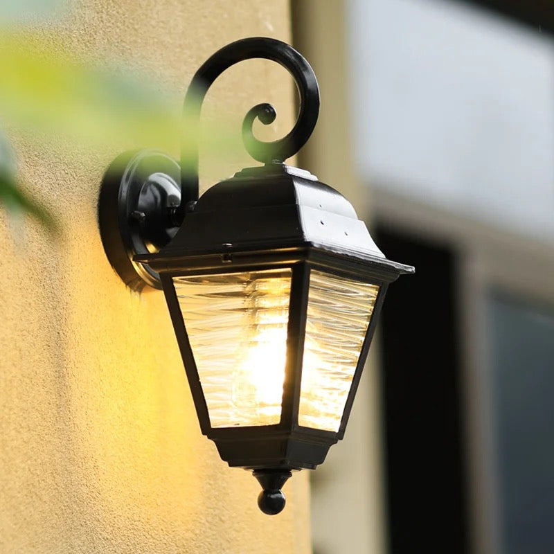 European classic style aluminum lamp body waterproof ip65 outdoor wall light lamp for garden Alostoura lighting