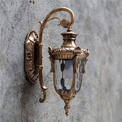 European waterproof American style outdoor villa wall courtyard corridor balcony door corner outdoor ear wall lamp Alostoura lighting